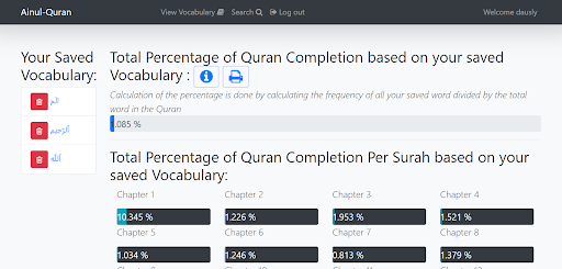 Vocabulary Page
